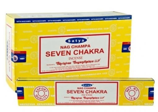 Seven Chakra Incense Sticks By Satya Sai Baba