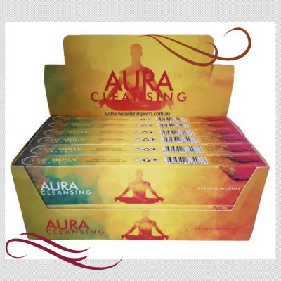 Aura cleansing incesne by new moon incense box of 12