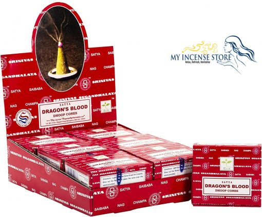 Satya sai baba dragons blood incense cones box of 12 packets