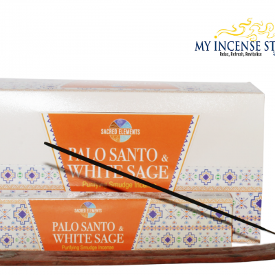 Palo santo and white sage incense by sacred elements BOX -1